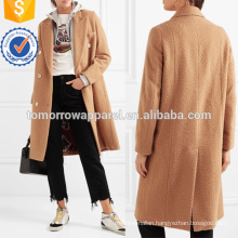 Double-breasted Textured-wool Coat Manufacture Wholesale Fashion Women Apparel (TA3012C)